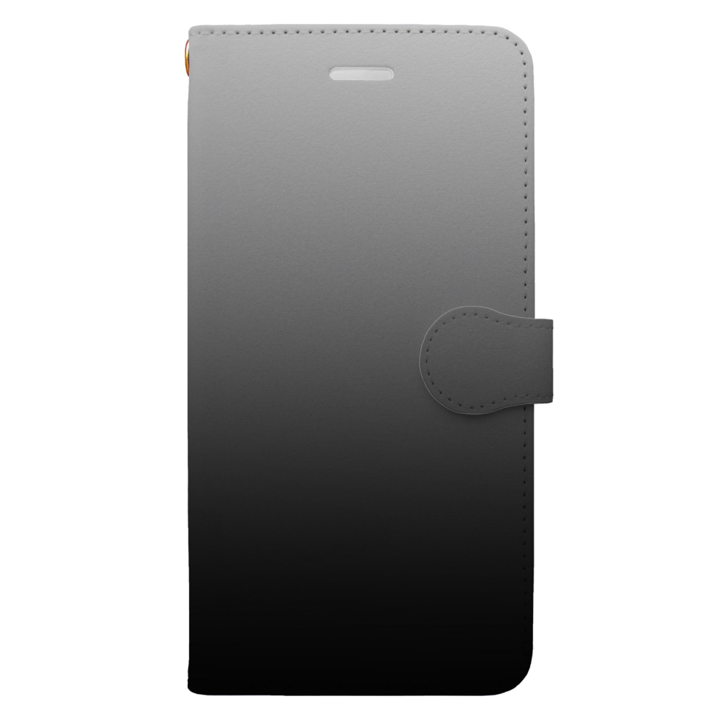 ぽぬぞぬのグラデーション  Expressionless Space Book-Style Smartphone Case