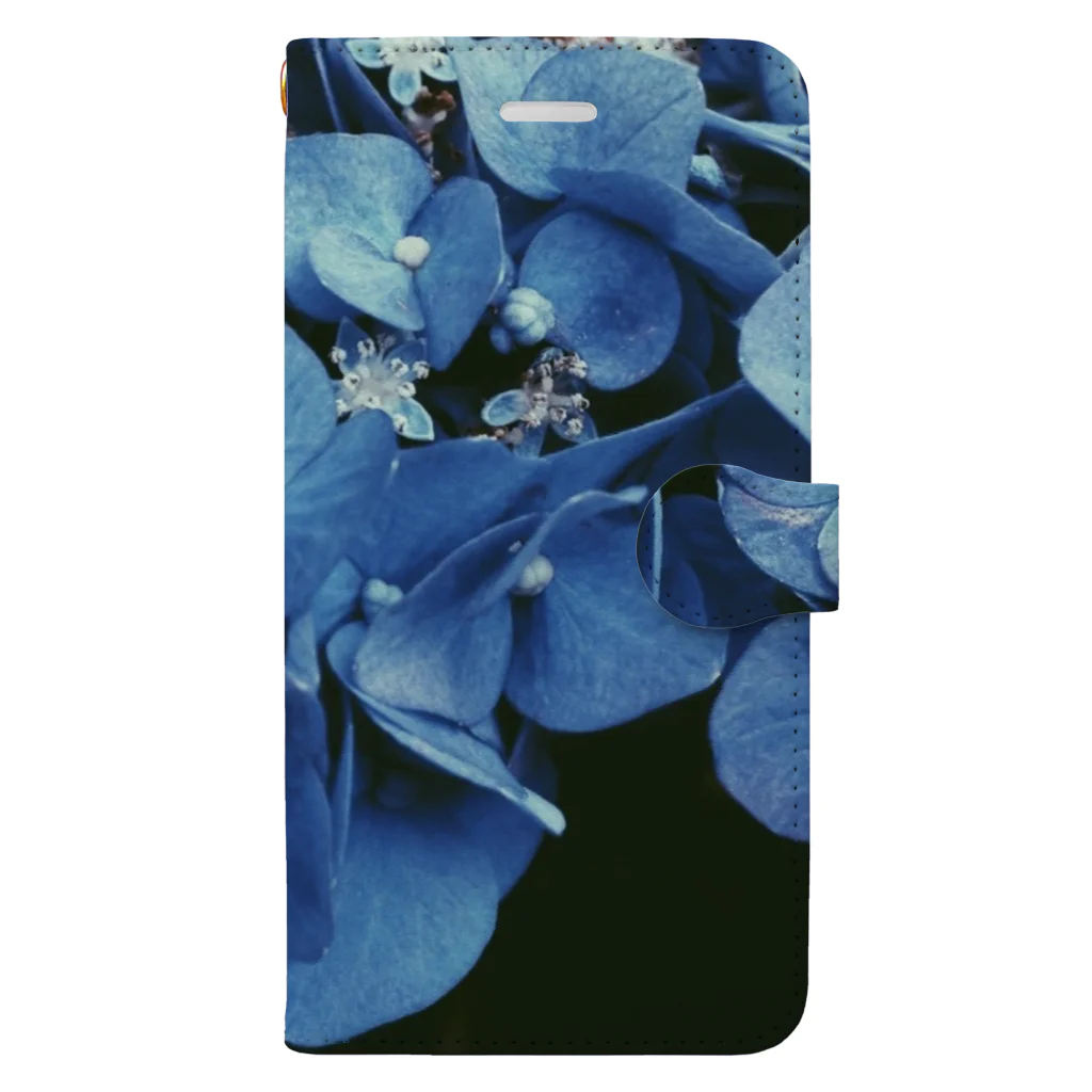 007f89_8の紫陽花 Book-Style Smartphone Case