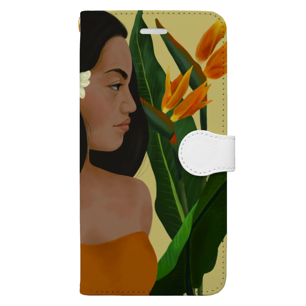 leolaniのポリネシアン in hawaii Book-Style Smartphone Case