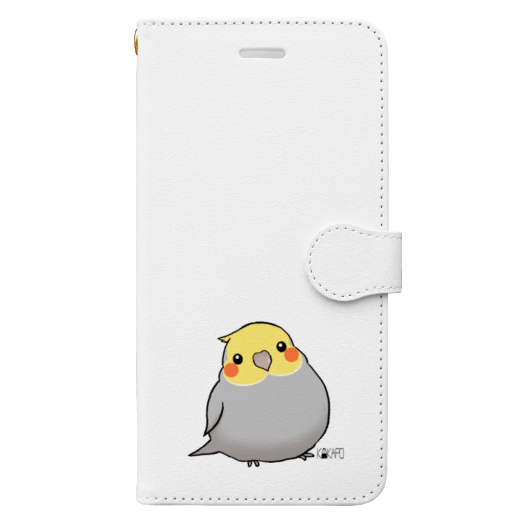 *KAKAPO*の*KAKAPO*のふんわりオカメインコちゃん(のまる) Book-Style Smartphone Case