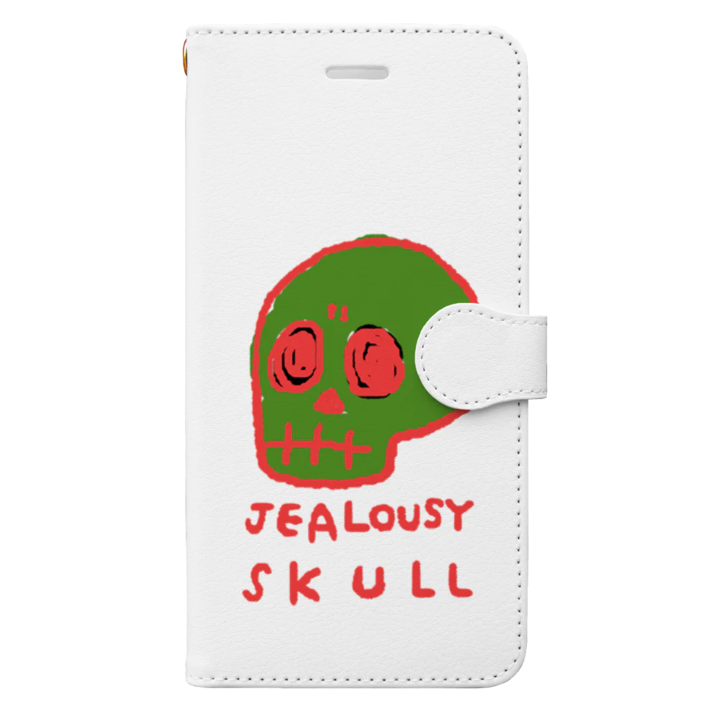 SKULL-2のJEALOUSY SKULL Book-Style Smartphone Case