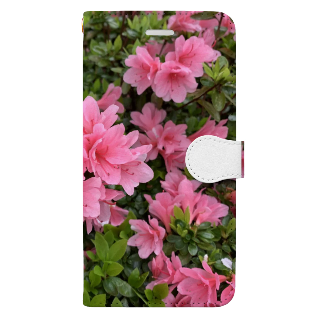 写真的徒然草の春爛漫　花柄 Book-Style Smartphone Case