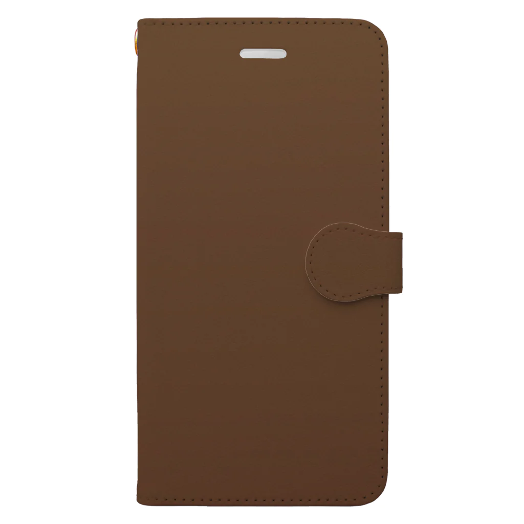 ぽぬぞぬのグラデーション Emerald Marron Book-Style Smartphone Case