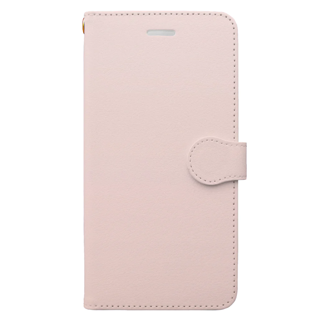 ぽぬぞぬのグラデーション Flower Milk Tea Book-Style Smartphone Case