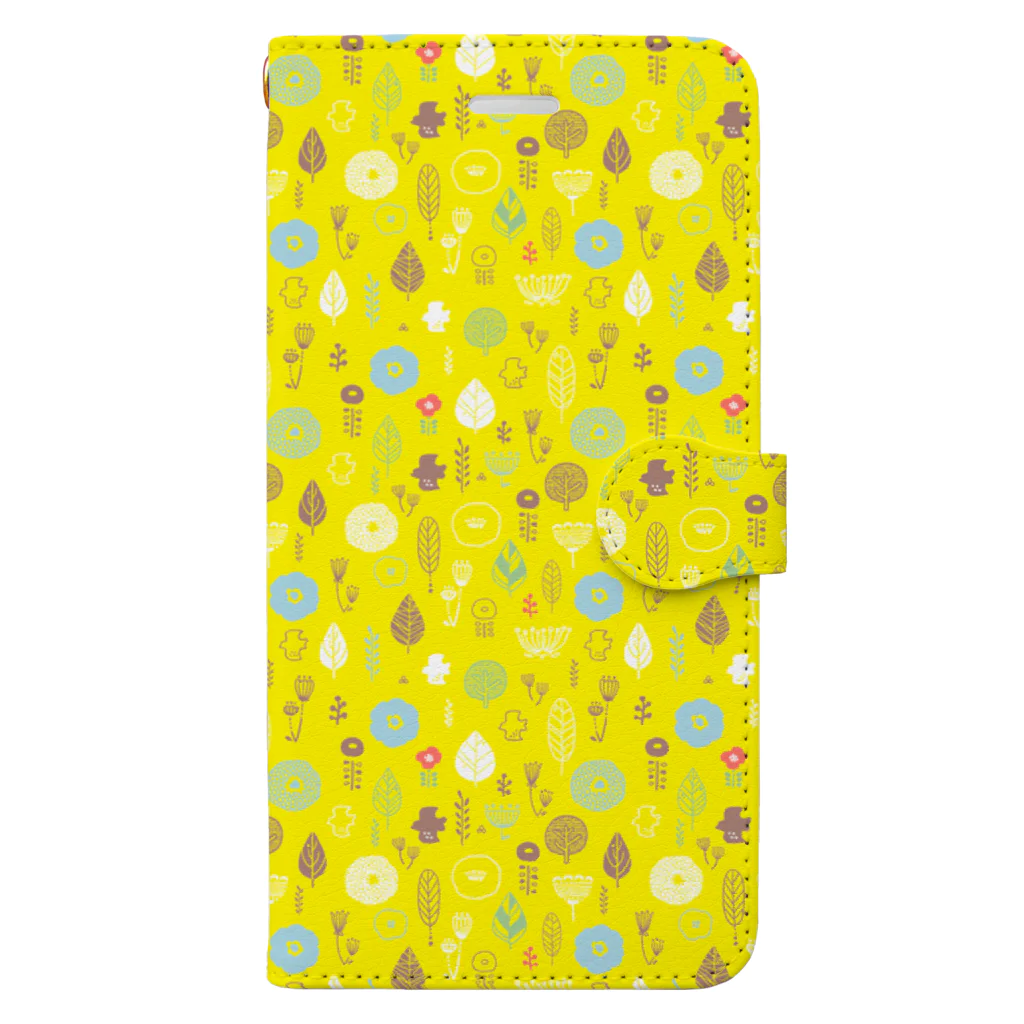 hughieのscandinavian lemon Book-Style Smartphone Case