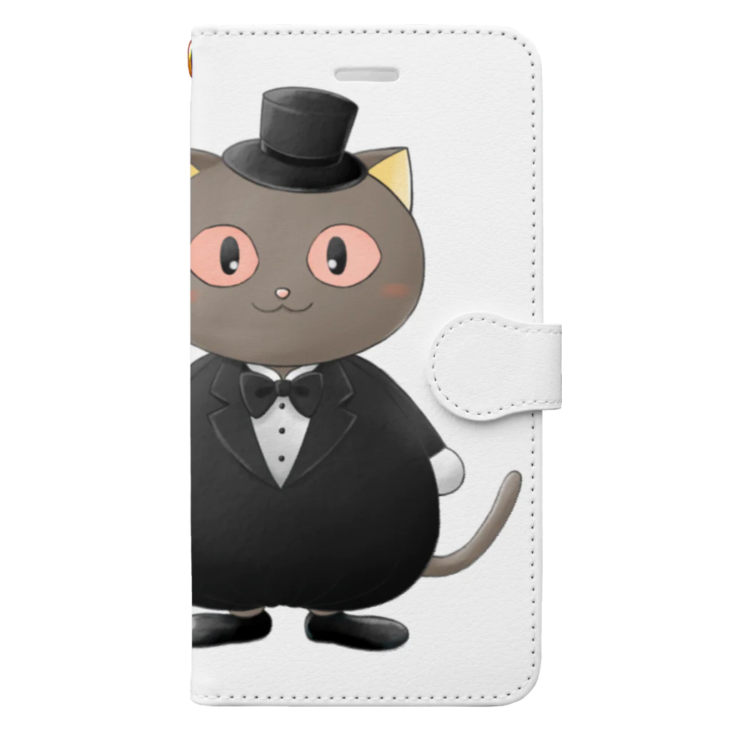 アレルギーっ子の旅する情報局CATのアレルギーっ子チルチル公式グッズ　紳士チルチル Book-Style Smartphone Case