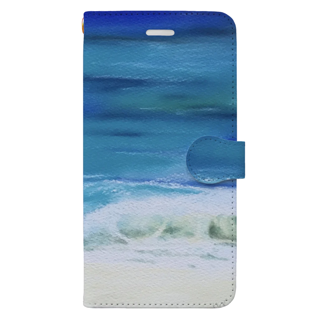 チョビのBlue sea Book-Style Smartphone Case