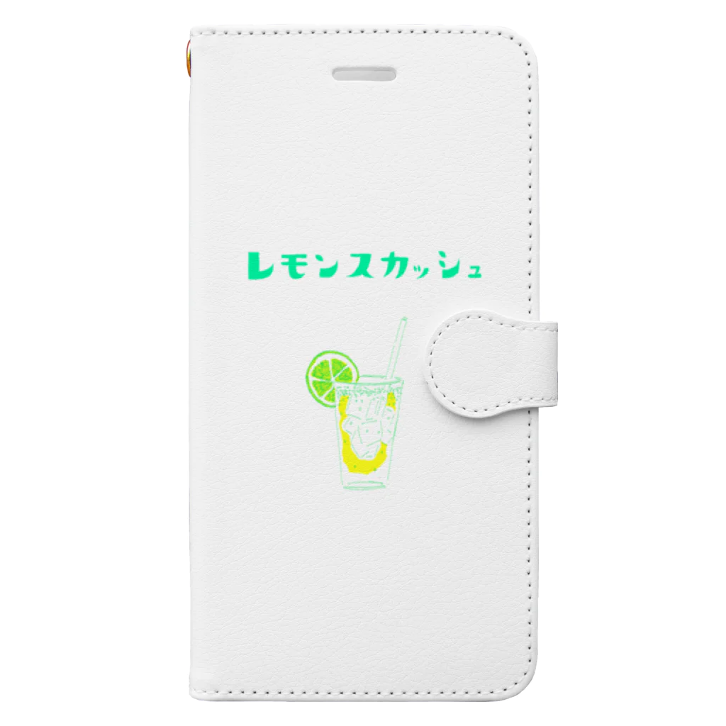 NIKORASU GOの夏デザイン「レモンスカッシュ」（Tシャツ・パーカー・グッズ・ETC） Book-Style Smartphone Case