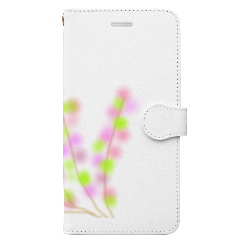 タンポポの葉桜 Book-Style Smartphone Case