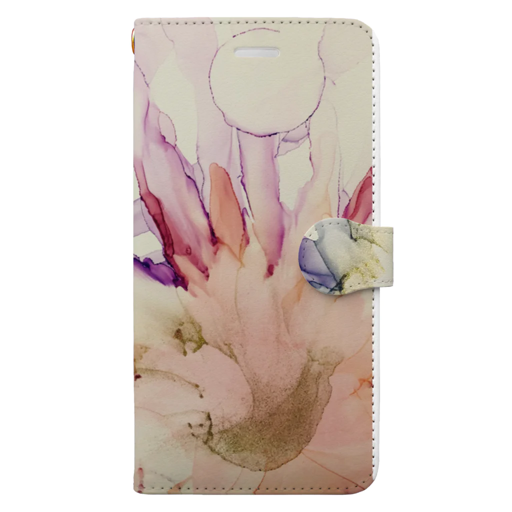 kohaku_no.5のflowers Book-Style Smartphone Case