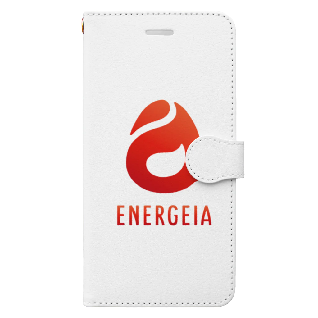 【公式】ENERGEIA（エネルゲイア）ECストアのENERGEIA公式（赤・上下） 手帳型スマホケース