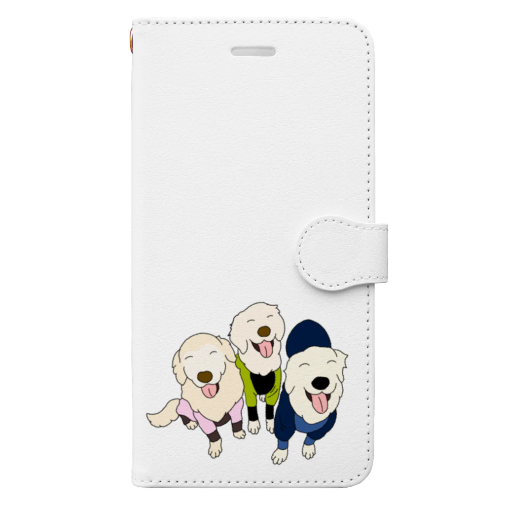 niconicotontonのうちの子1番☆サリー＆すみれ＆六花 ② Book-Style Smartphone Case