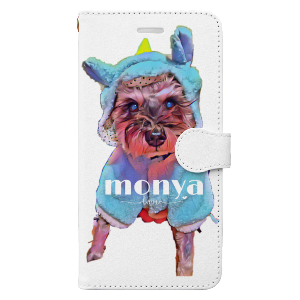 monyaloveeeのmonya 手帳型スマホケース