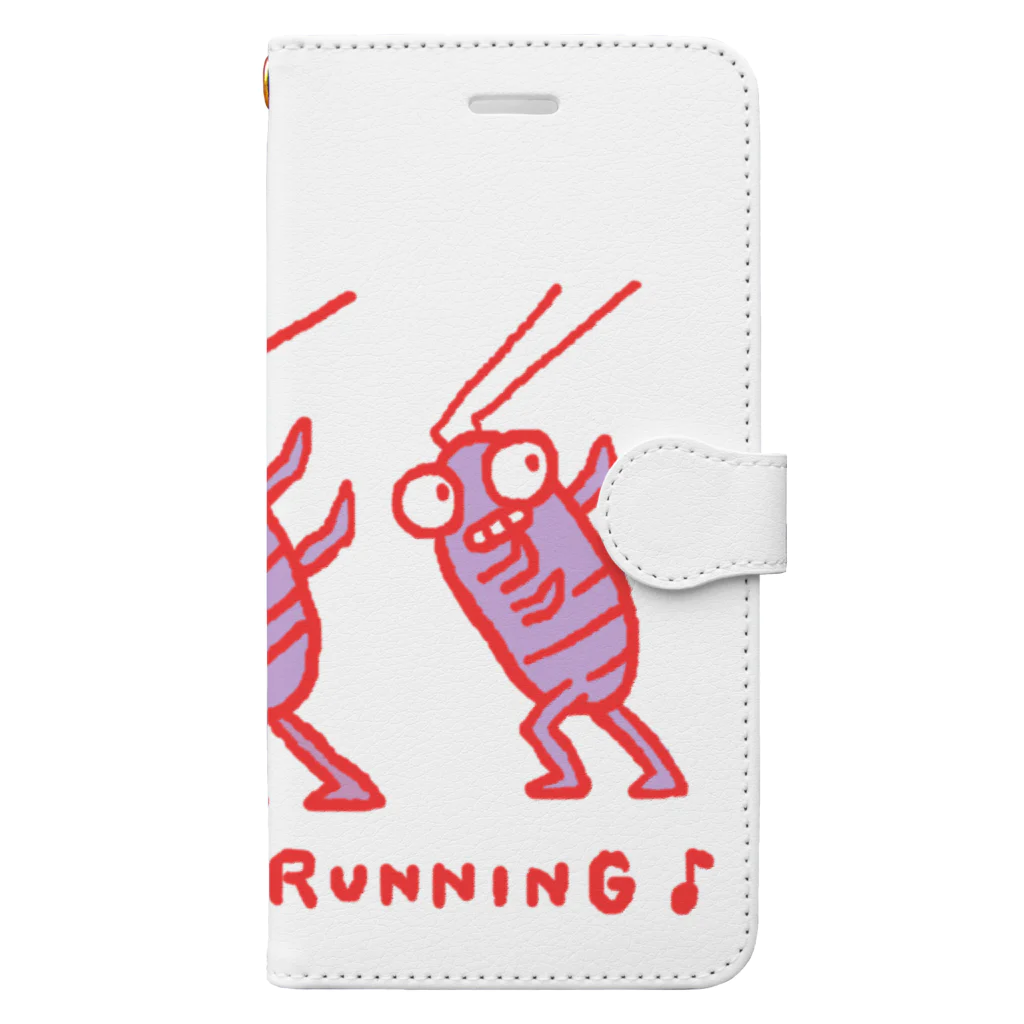 SKULL-2のKeepOnRunning Book-Style Smartphone Case