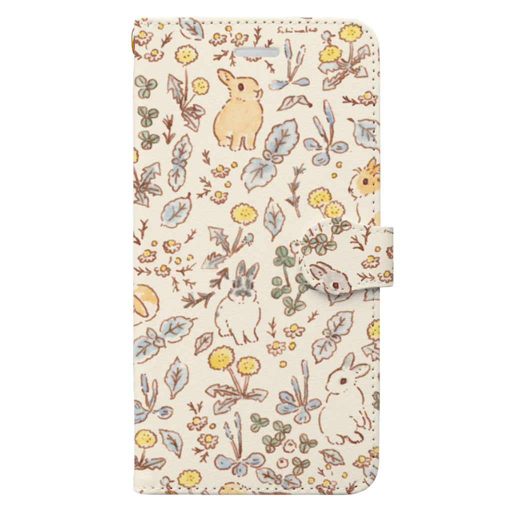 lapiniere ラピニエールのschinako's bunnies Book-Style Smartphone Case