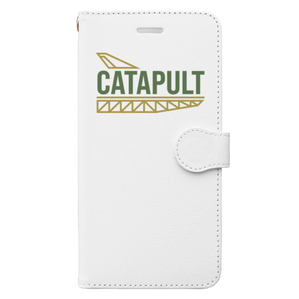 kimchinのカタパルト CATAPULT ロゴ Book-Style Smartphone Case