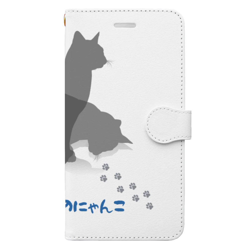 Callion’s daydreamのしゅれでぃんがーのニャンコ Book-Style Smartphone Case