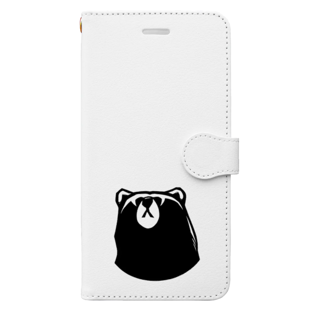 切り絵草太のkuma. Book-Style Smartphone Case