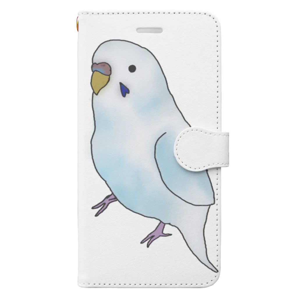 Talkingのセキセイインコ Book-Style Smartphone Case