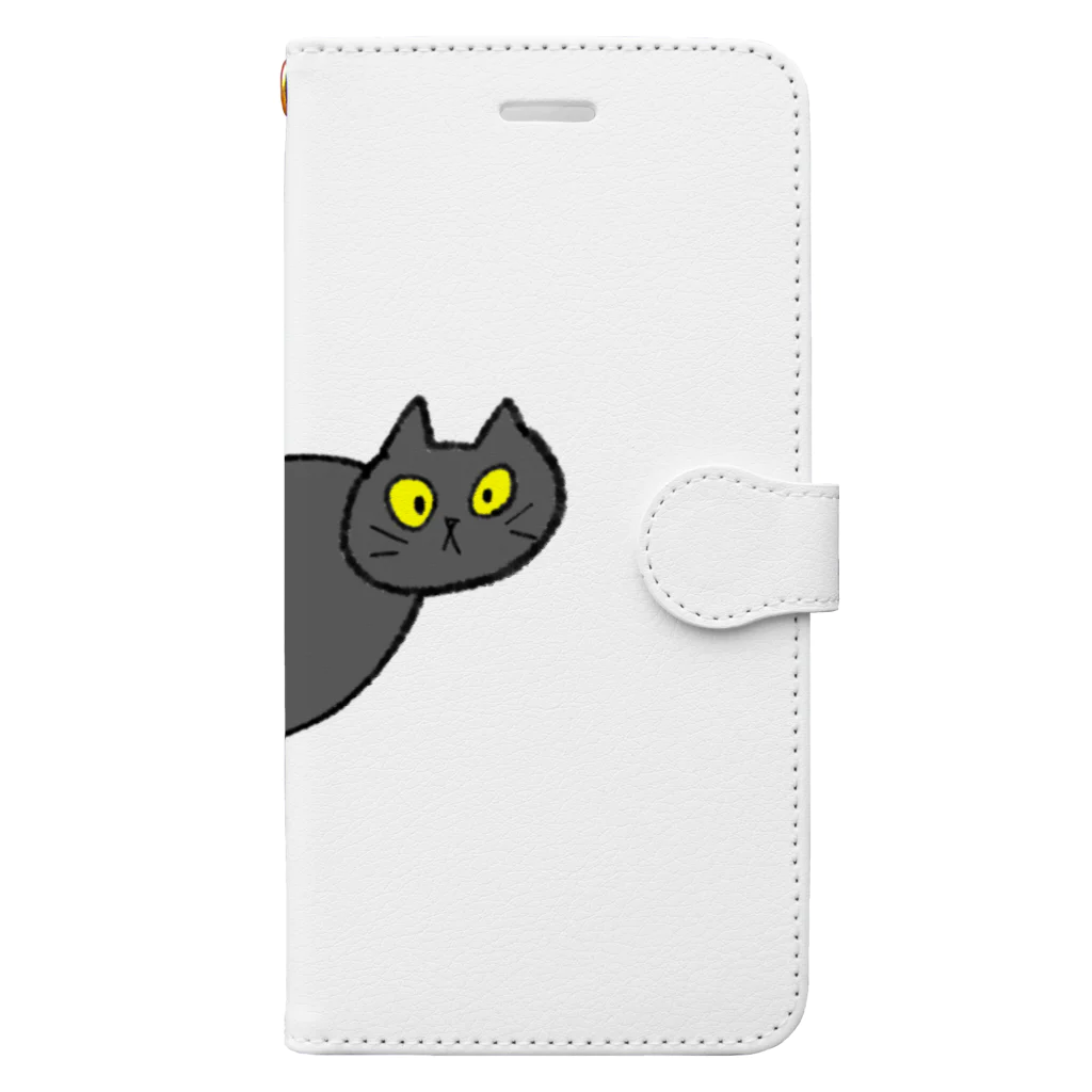 suzuki214の黒猫 Book-Style Smartphone Case