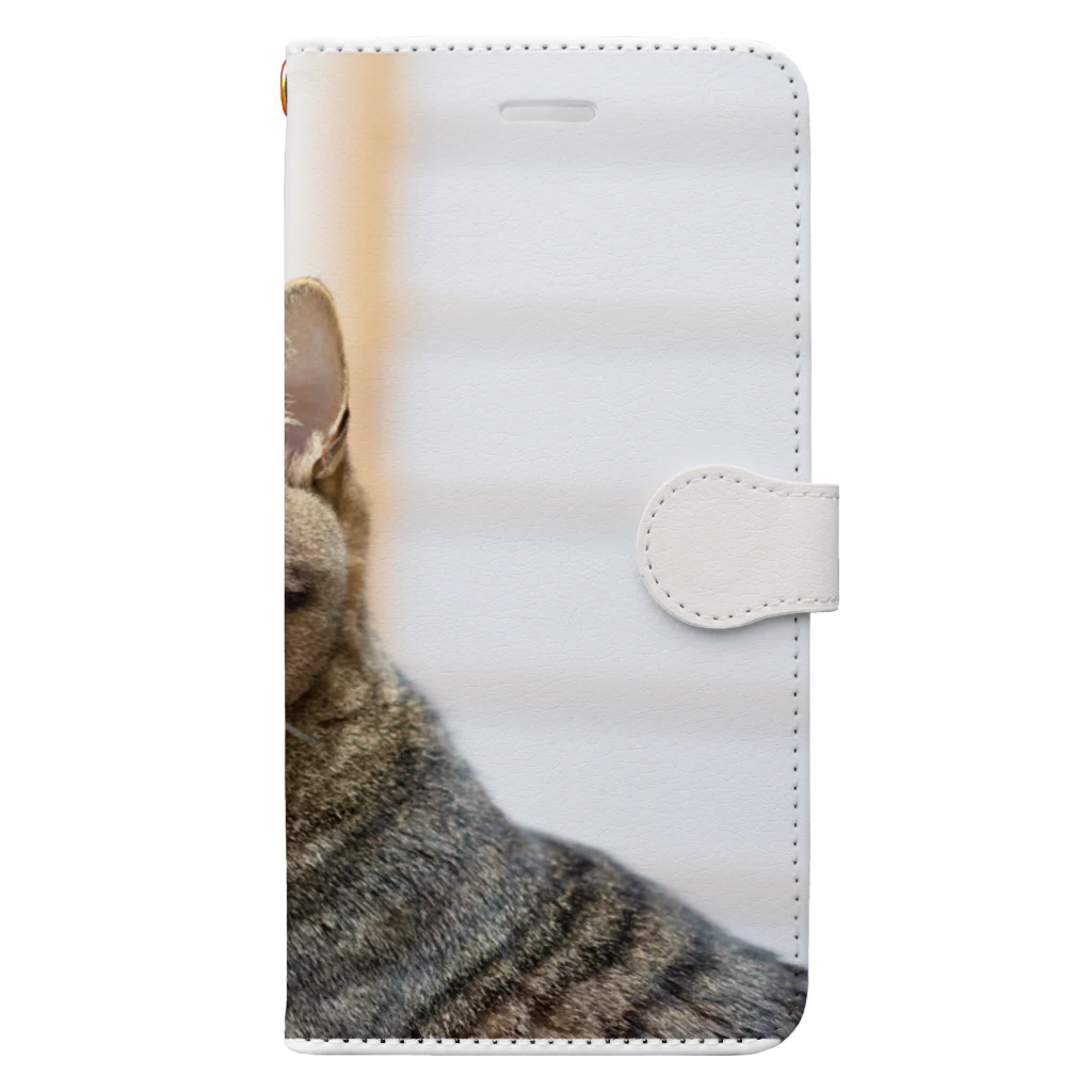 M's photographyのキジトラ猫 Book-Style Smartphone Case