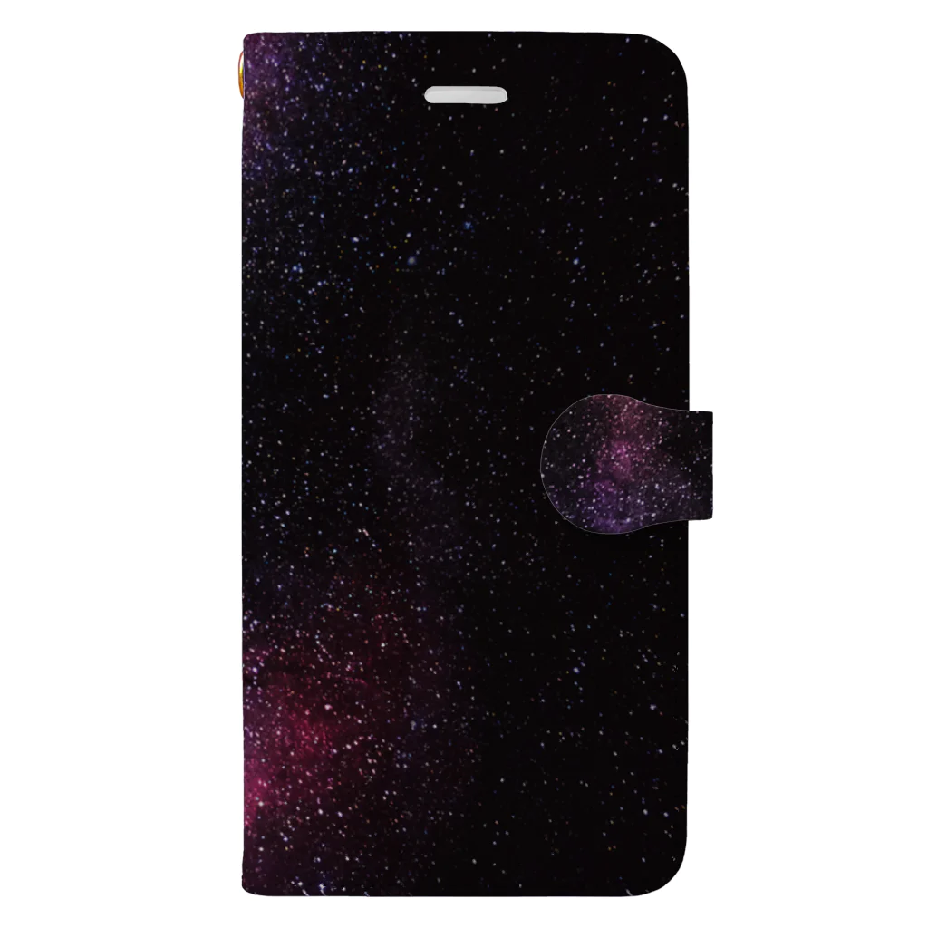 やんくま☆の宇宙模様（そらもよう） Book-Style Smartphone Case