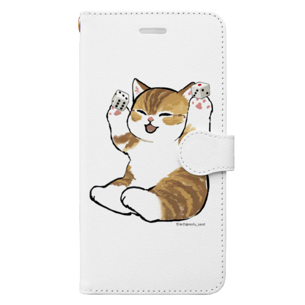 ボードゲームショップあそびばの喜ぶ猫 Book-Style Smartphone Case