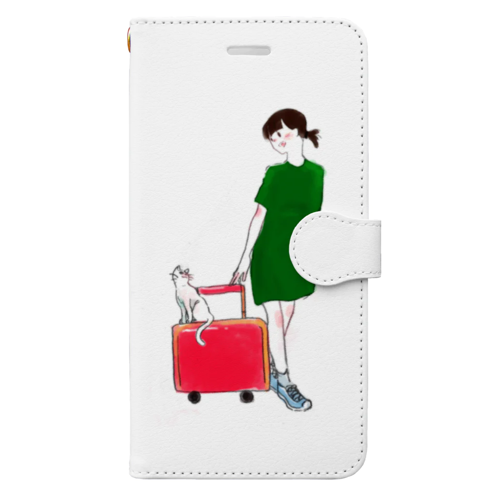 紅山の素敵な色たち（透過バージョン） Book-Style Smartphone Case