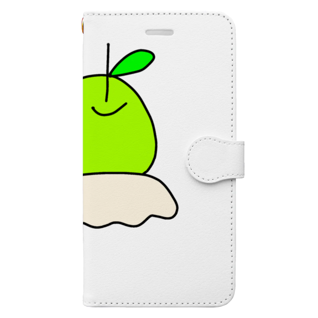 ゆるいもの倶楽部の🐌カタツムりんご🍏 Book-Style Smartphone Case