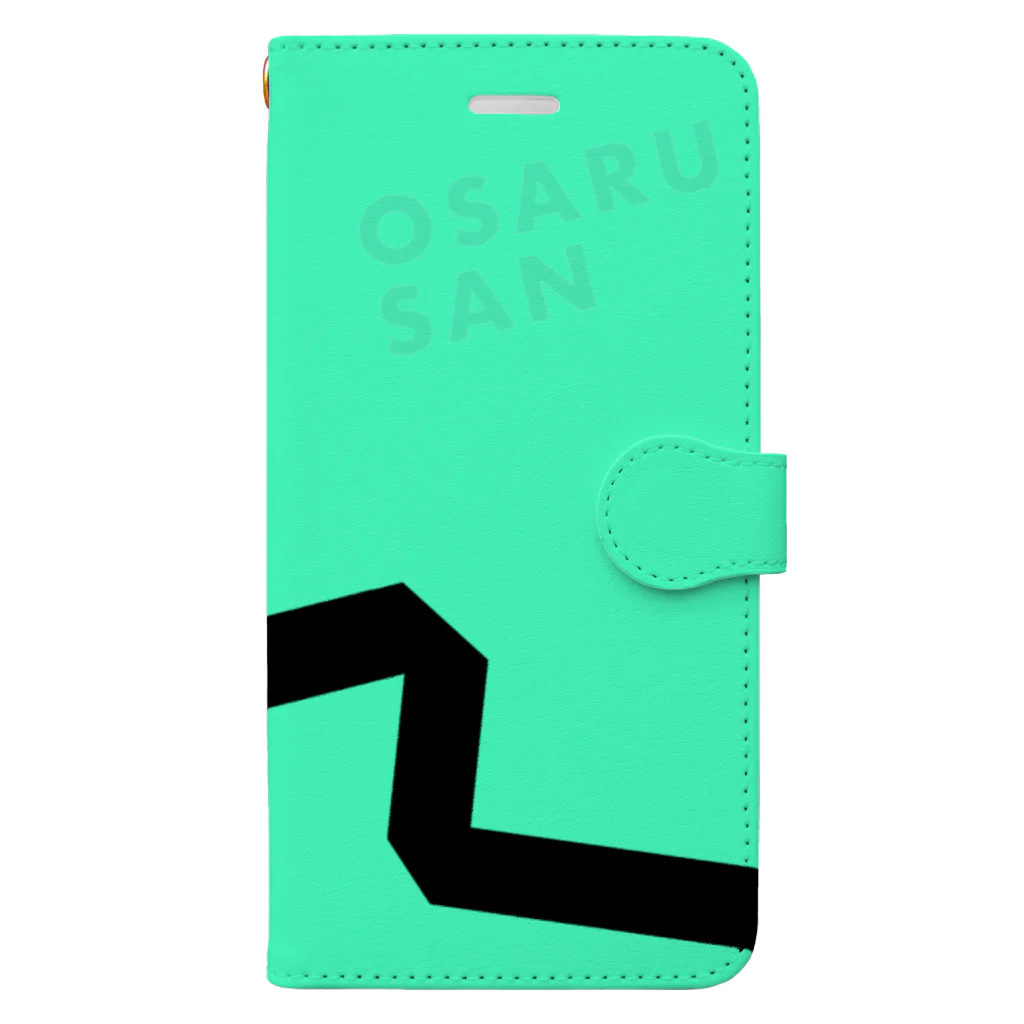 おさるさんのOSARUSAN 手帳型スマホケース