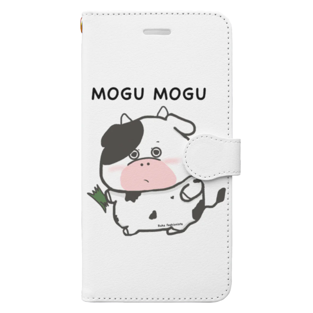 rukafashionistaの牛さんシリーズ　MOGUMOGU 다이어리형 폰케이스