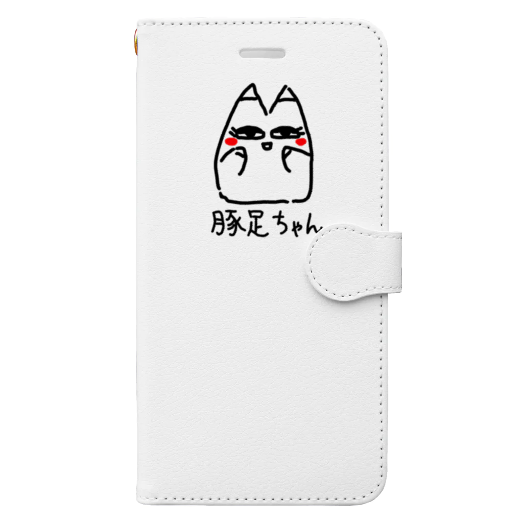 ティーノ屋さんの豚足ちゃん Book-Style Smartphone Case