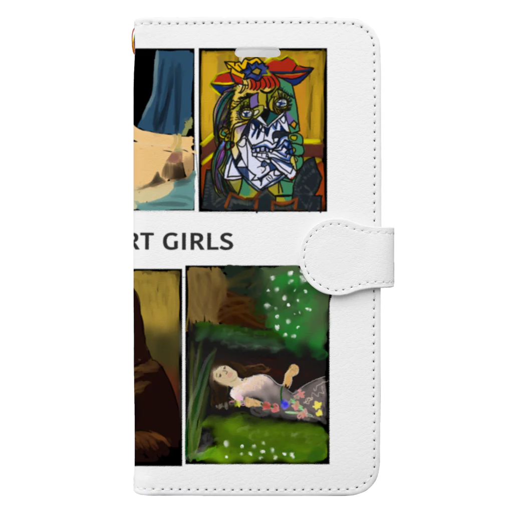 muchimuchi-coのWE ARE ART GIRLS Book-Style Smartphone Case