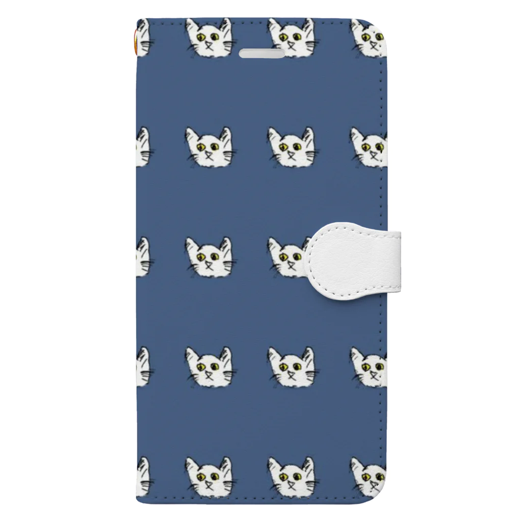 pettipの不服猫 Book-Style Smartphone Case