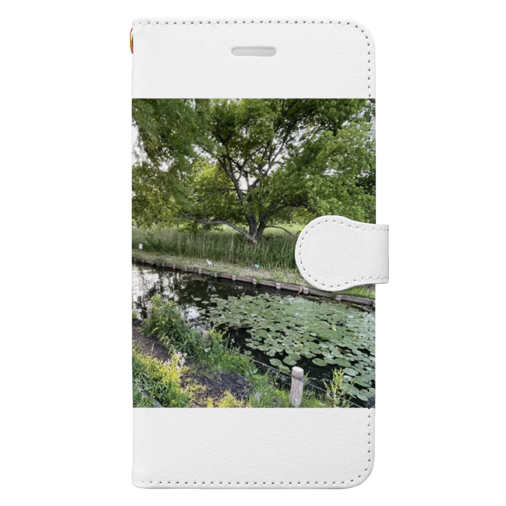 EijiPonの公園の一幕。 Book-Style Smartphone Case