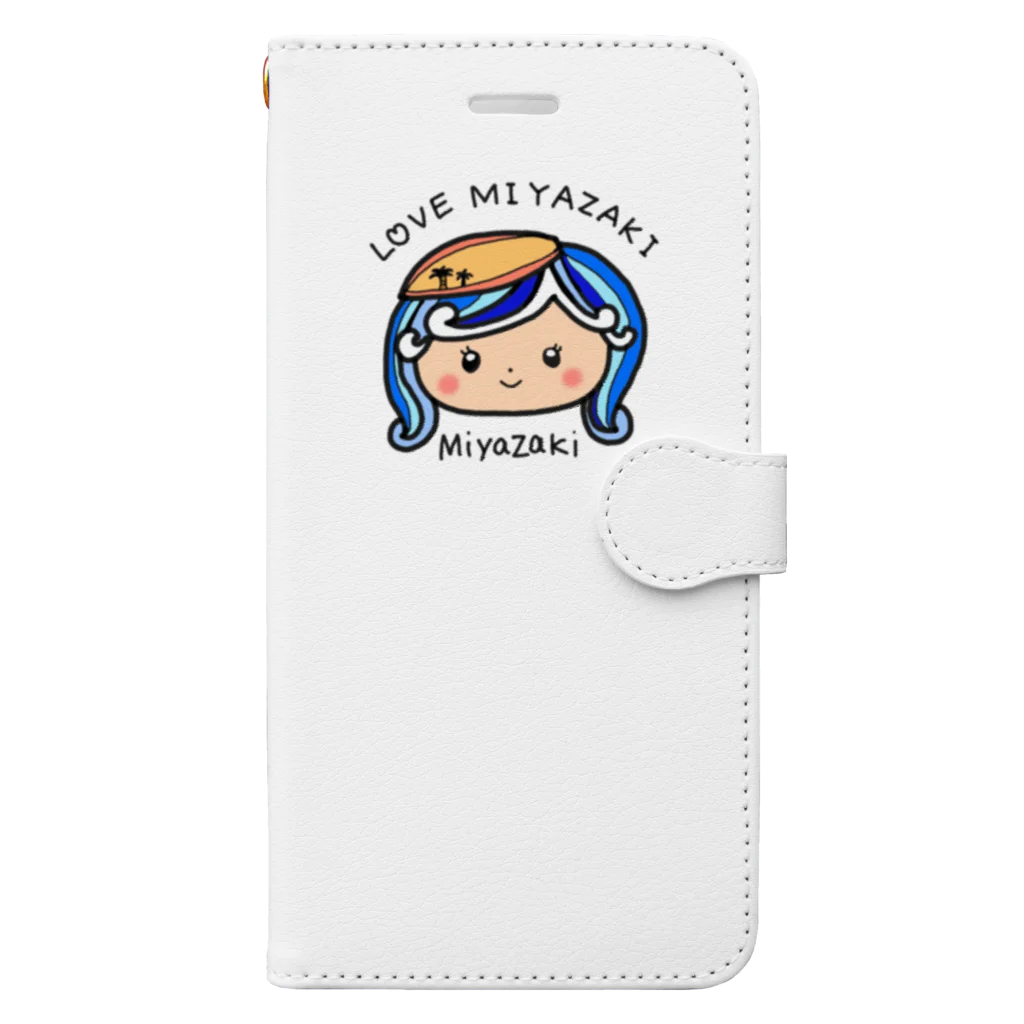 yu-pop MIYAZAKIのLOVE MIYAZAKI Book-Style Smartphone Case