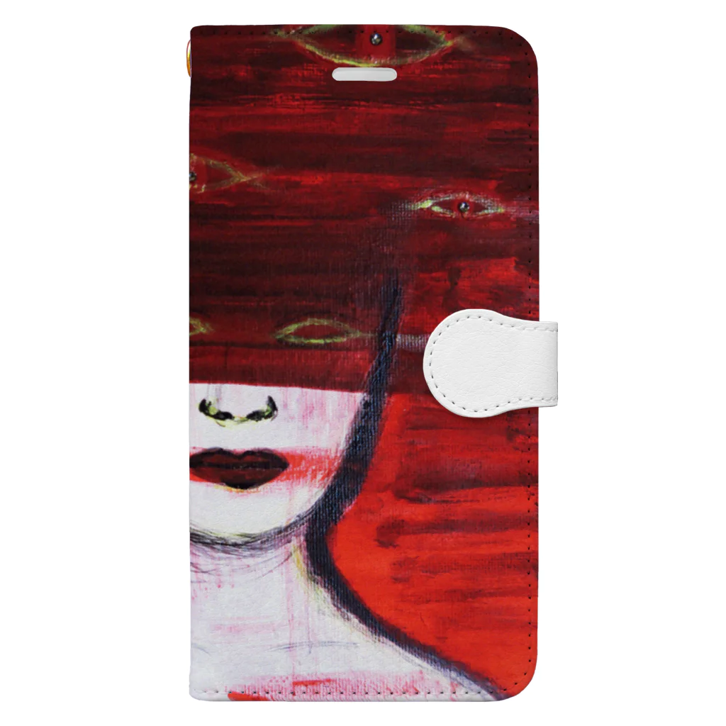 Gallery HommageのTsubaki@art1 Book-Style Smartphone Case