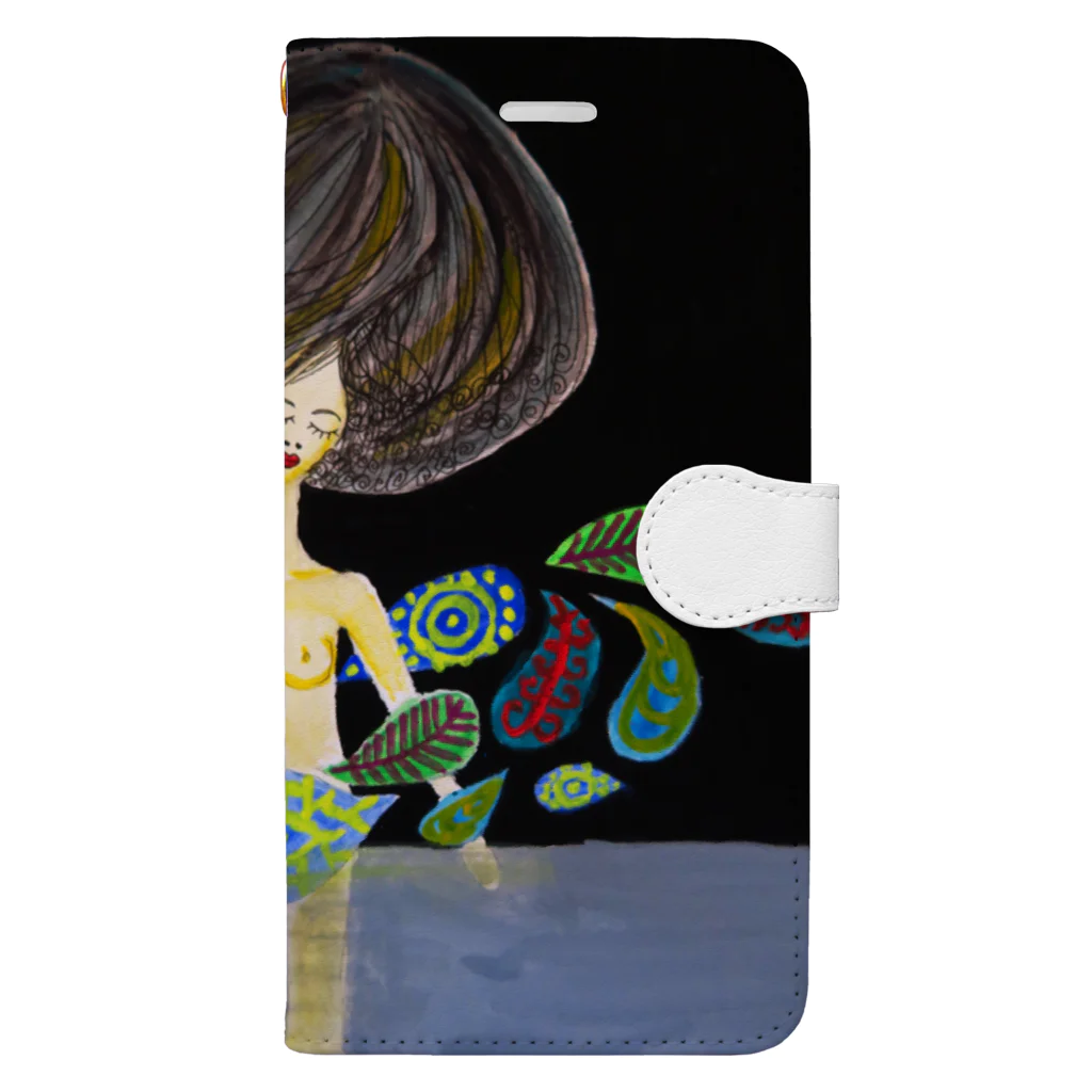 Gallery HommageのTsubaki@art3 Book-Style Smartphone Case