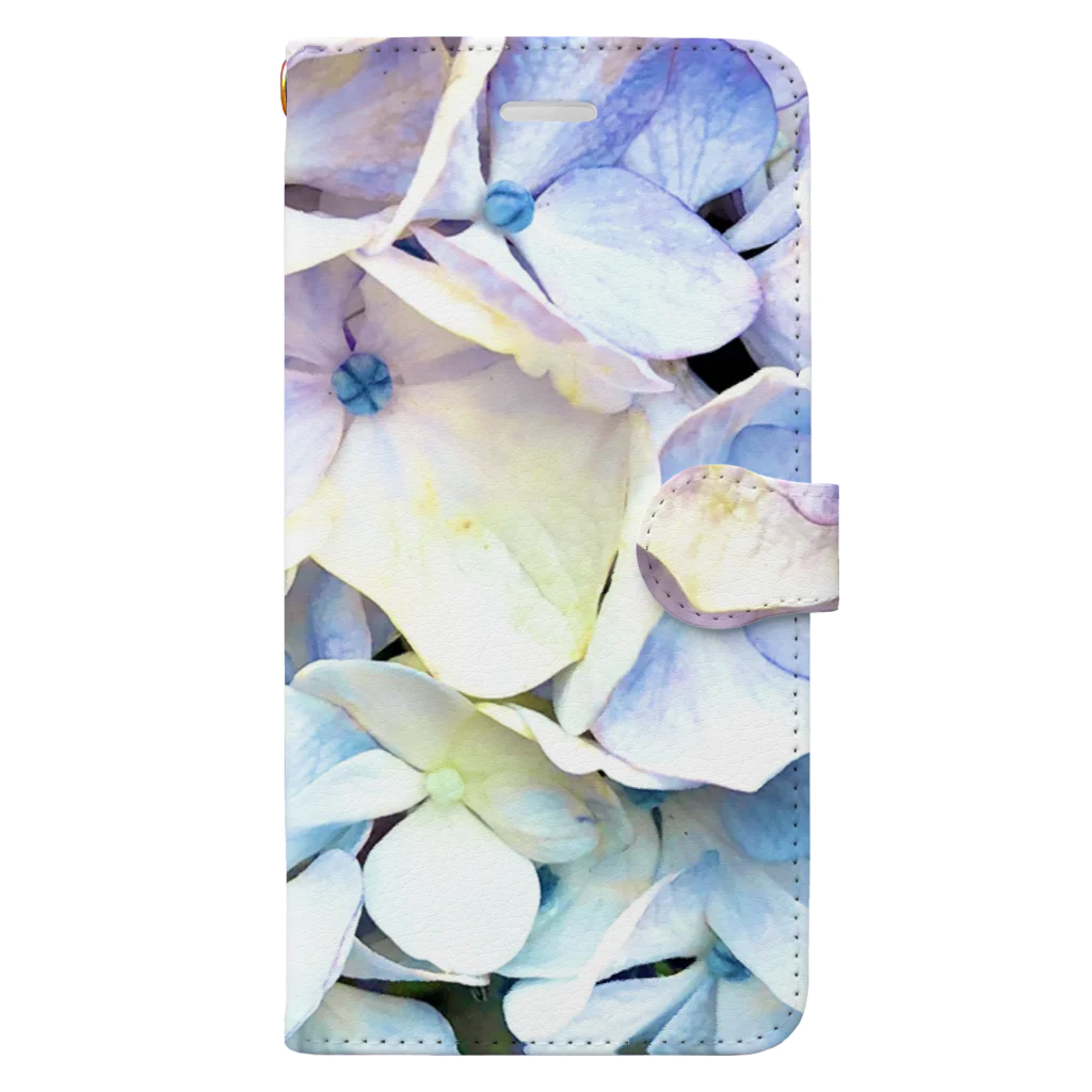 【雨の日曜日】のhydrangea Book-Style Smartphone Case