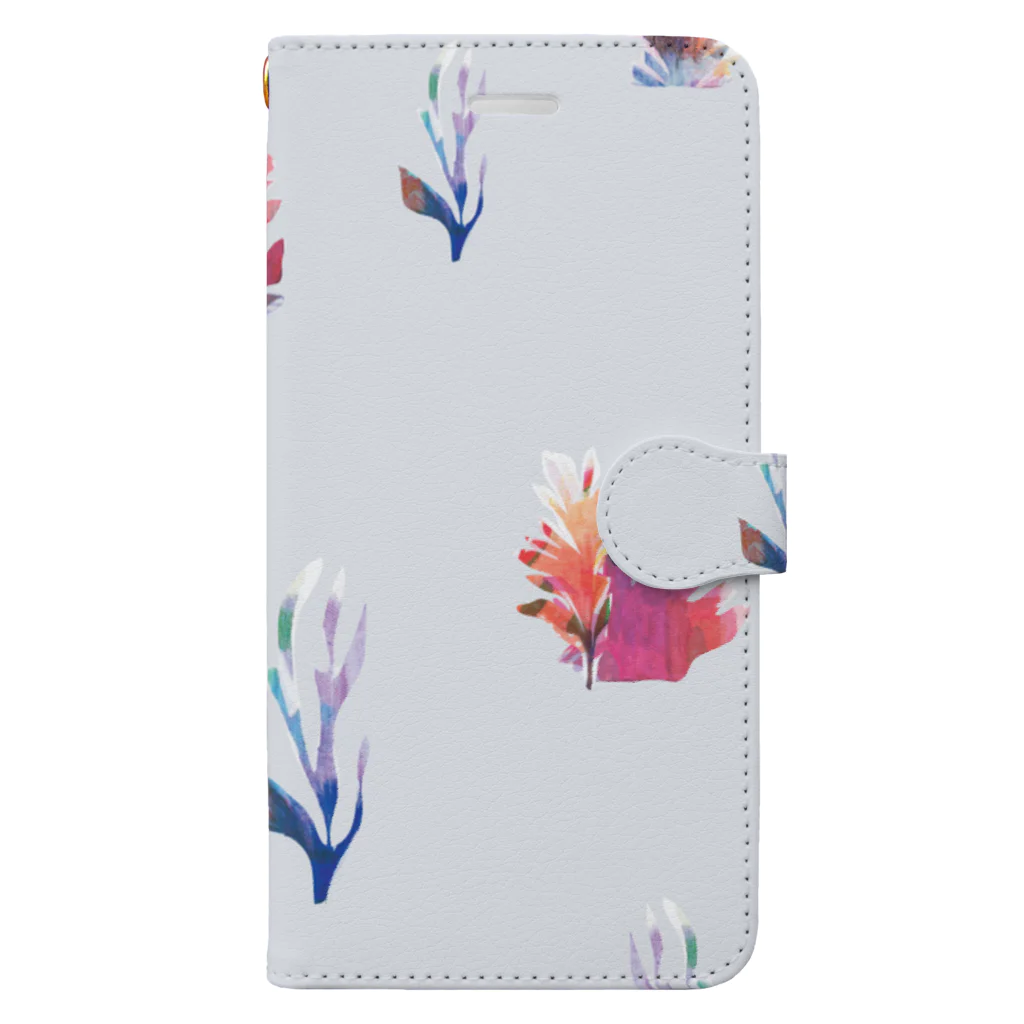 キエ＊カラフルのimaginary plants Book-Style Smartphone Case