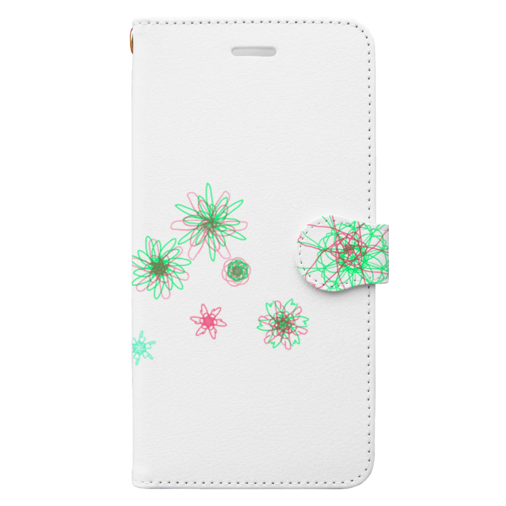 気まぐれ雑貨屋の花霞 Book-Style Smartphone Case