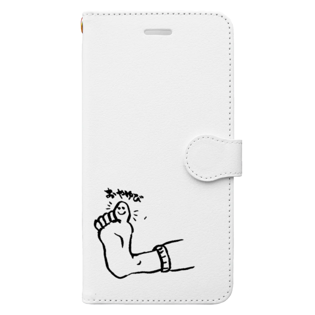 Sloping Shoulders Foxのおやゆび Book-Style Smartphone Case