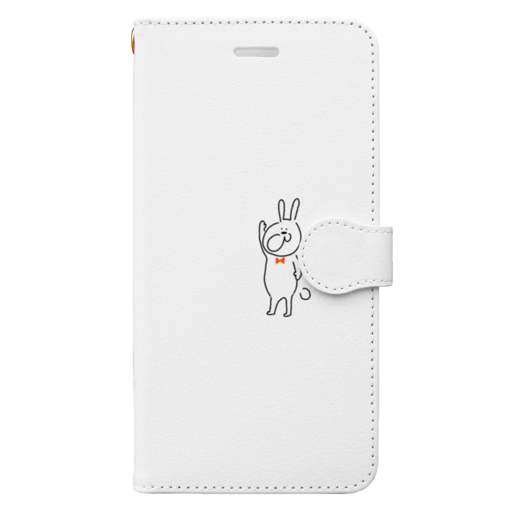 ズッキーニ。のズッキーニとうさぎさん Book-Style Smartphone Case