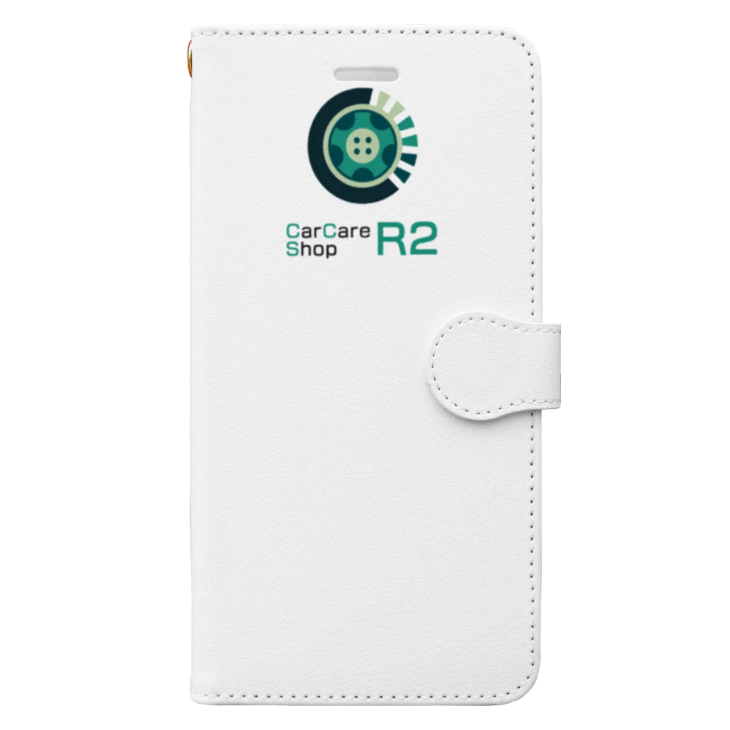 カーケアショップR2のR2タイヤ跡 Book-Style Smartphone Case