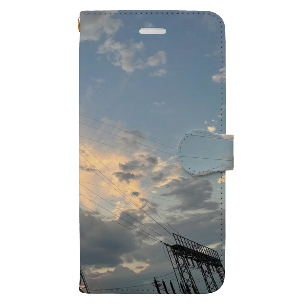 Aki’s design shopの(セール中)Sunset over the tower Book-Style Smartphone Case