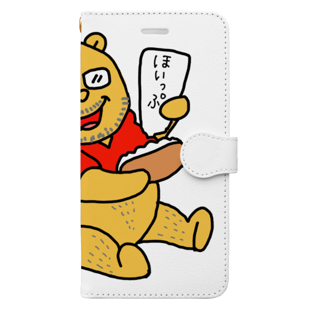 野田圭介＠南アルプスこまの園のくまのだぶーさん Book-Style Smartphone Case