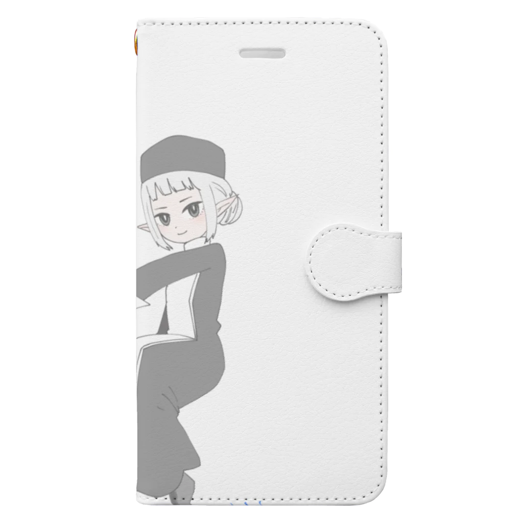 もかふしぎ🐰のモリオンの擬人化 Book-Style Smartphone Case