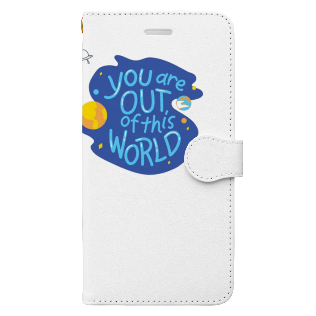 Luanaのyou are out of this world ! Book-Style Smartphone Case