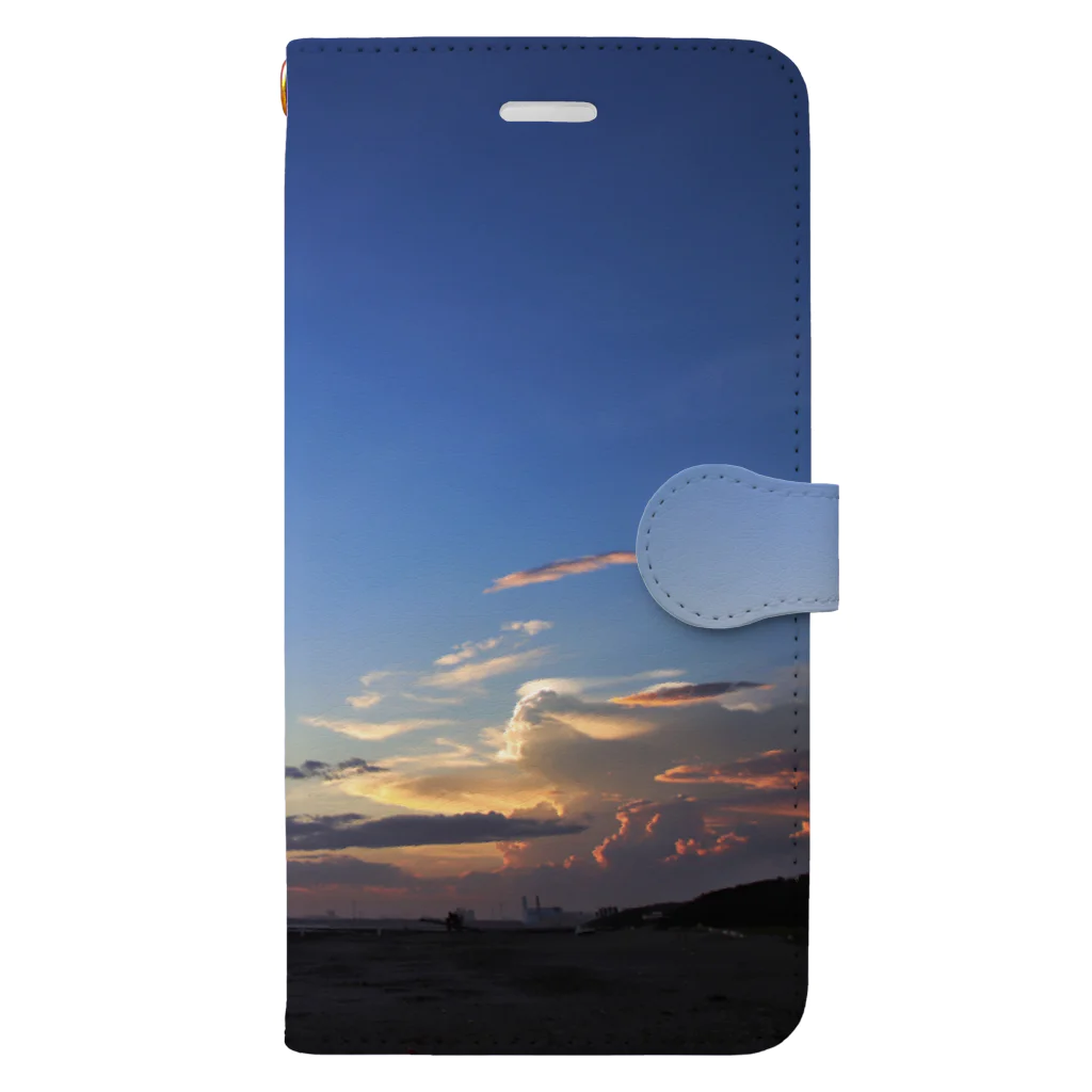 ozwaldのSunset clouds Book-Style Smartphone Case