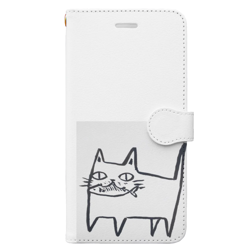 猫福のたま Book-Style Smartphone Case